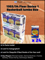 1993/94 Fleer Series 1 Basketball Box - Image 2