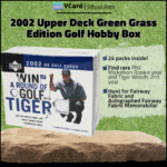 2002 Upper Deck Green Grass Edition Golf Hobby Box