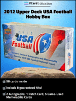 2012 Upper Deck USA Football Hobby Box - Image 2