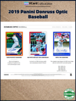 2019 Panini Donruss Optic Baseball Box - Image 4