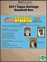 2021 Topps Heritage Baseball Box - Image 4