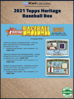2021 Topps Heritage Baseball Box - Image 6