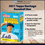 2021 Topps Heritage Baseball Box