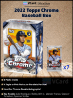 2022 Topps Chrome Baseball Box - Image 2