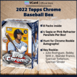 2022 Topps Chrome Baseball Box