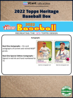 2022 Topps Heritage Baseball Box - Image 4