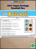 2022 Topps Heritage Baseball Box - Image 6