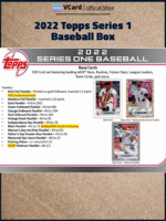 2022 Topps Series 1 Baseball Box - Image 3
