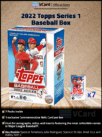 2022 Topps Series 1 Baseball Box - Image 2