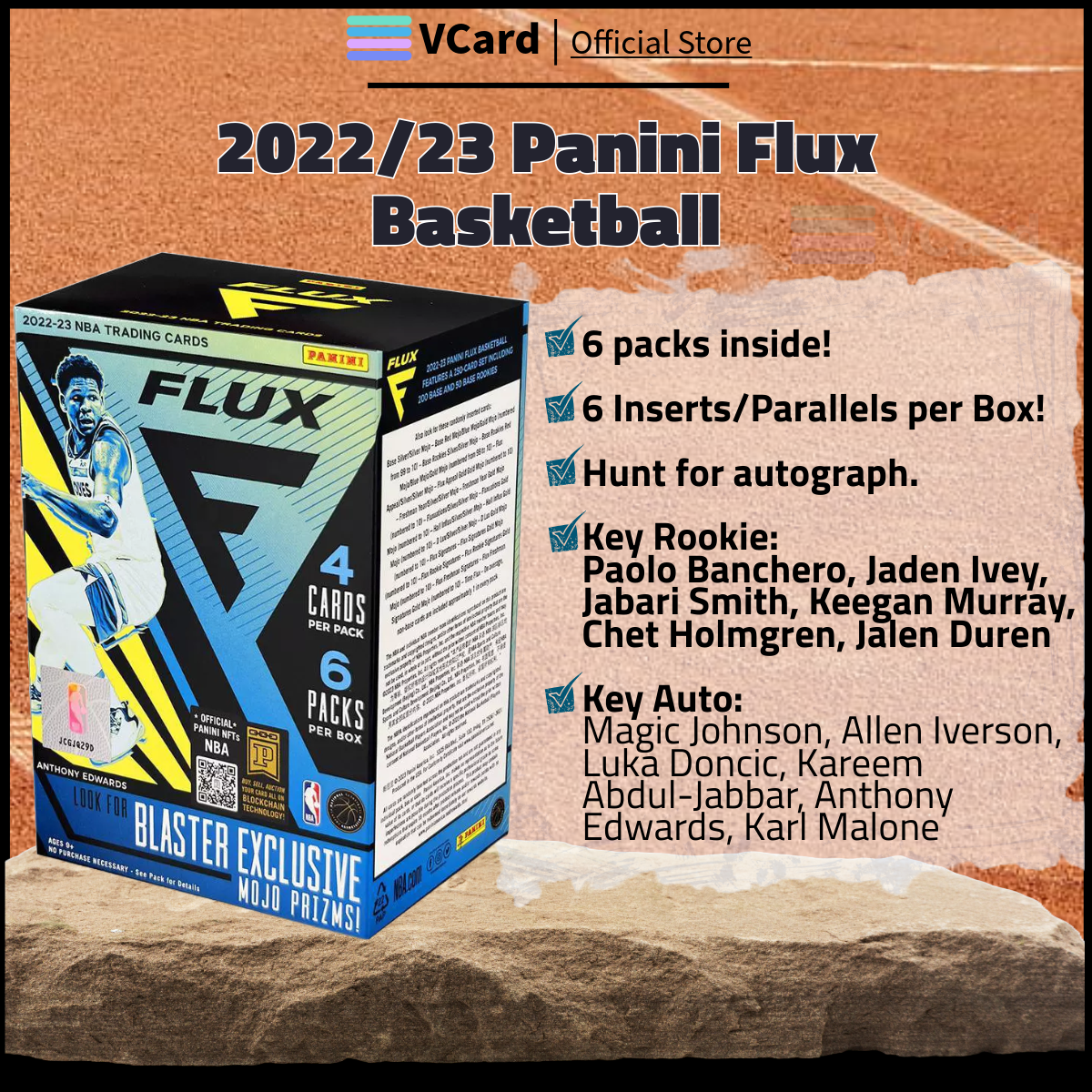 202223 Panini Flux Basketball Box sq 2022/23 Panini Flux Basketball Box - Image 1