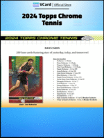 2024 Topps Chrome Tennis Box - Image 4