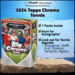 2024 Topps Chrome Tennis Box