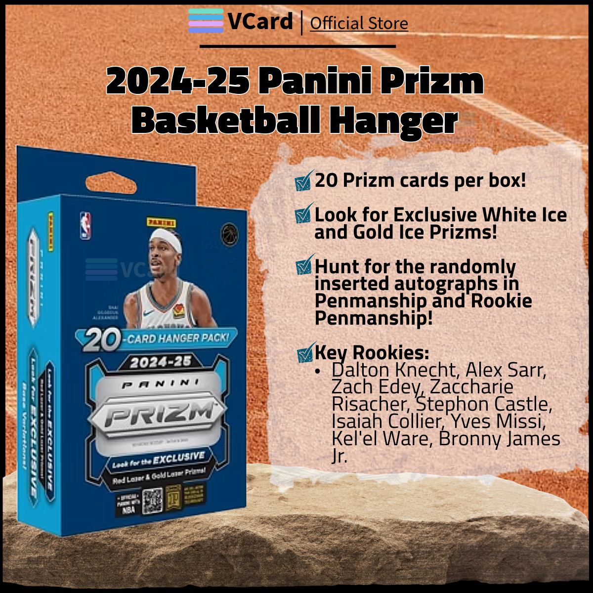 202425 Panini Prizm Basketball Hanger Box sq 2024/25 Panini Prizm Basketball Hanger Box - Image 1
