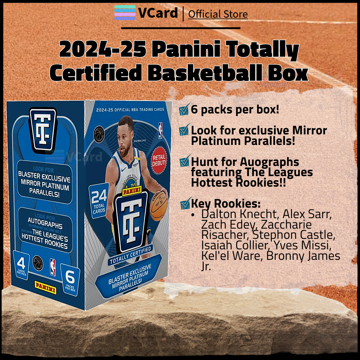 202425 Panini Totally Certified Basketball Box sq 2024/25 Panini Totally Certified Basketball Box - Image 1