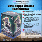2014 Topps Chrome Football Box