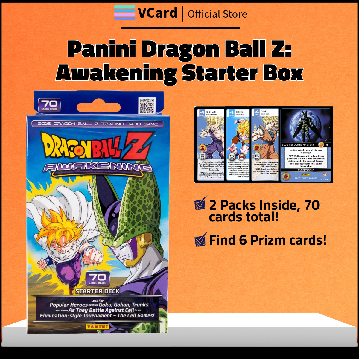 2016 Panini Dragon Ball Awakening Box sq 2016 Panini Dragon Ball: Awakening Box - Image 1