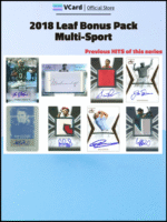 2018 Leaf Holiday Multi Sport Bonus Pack - Image 3