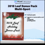 2018 Leaf Holiday Multi Sport Bonus Pack