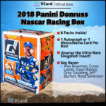 2018 Panini Donruss Nascar Racing Box