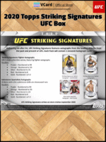 2020 Topps Striking Signatures UFC Hobby Box - Image 3