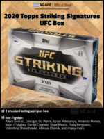 2020 Topps Striking Signatures UFC Hobby Box - Image 2