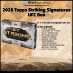 2020 Topps Striking Signatures UFC Hobby Box