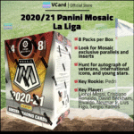 2020/21 Panini Mosaic La Liga Soccer Box