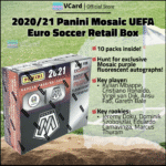 2020/21 Panini Mosaic UEFA Euro Soccer Retail Box