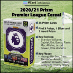 2020/21 Panini Prizm Premier League Soccer Cereal Box