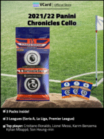 2021/22 Panini Chronicles Soccer Cello Pack - Image 2
