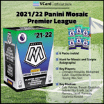 2021/22 Panini Mosaic Premier League Soccer Box