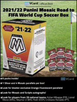 2021/22 Panini Mosaic Road to FIFA World Cup Soccer Fanatics Mega Box - Image 2