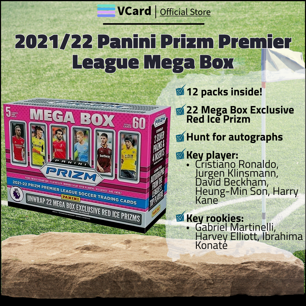 202122 Panini Prizm Premier League Soccer Mega sq 2021/22 Panini Prizm Premier League Soccer Mega Box - Image 1