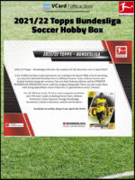 2021/22 Topps Bundesliga Soccer Hobby Box - Image 4