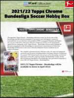 2021/22 Topps Chrome Bundesliga Soccer Hobby Box - Image 5