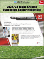 2021/22 Topps Chrome Bundesliga Soccer Hobby Box - Image 7