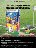 2021/22 Topps Finest Flashbacks UCC Soccer Hobby Box - Image 2