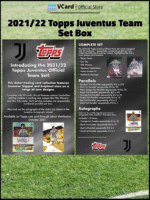 2021/22 Topps Team Set Juventus Soccer Hanger Box - Image 3