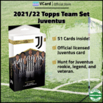 2021/22 Topps Team Set Juventus Soccer Hanger Box