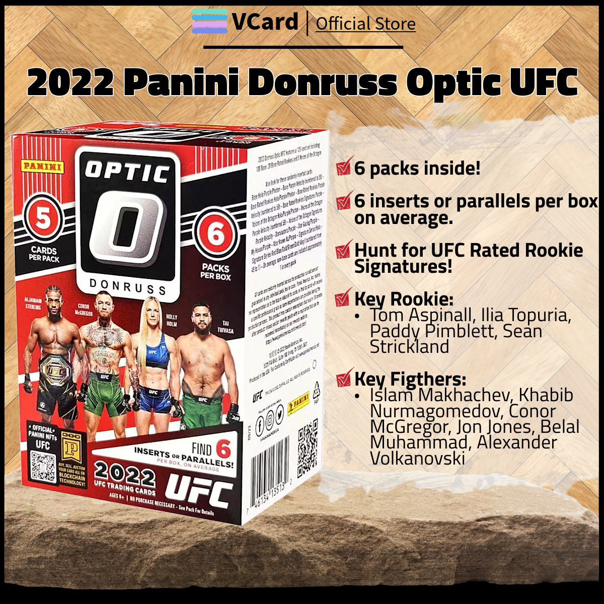2022 Panini Donruss Optic UFC Box sq 2022 Panini Donruss Optic UFC Box - Image 1