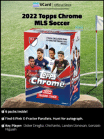 2022 Topps Chrome MLS Soccer Box - Image 2