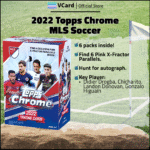 2022 Topps Chrome MLS Soccer Box