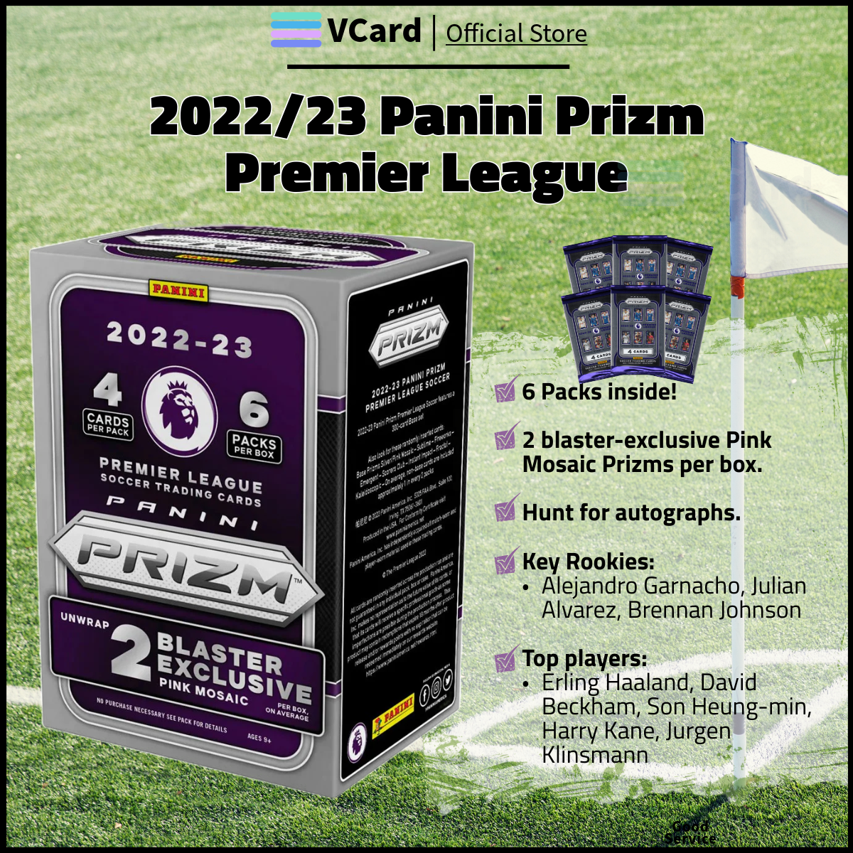 202223 Panini Prizm Premier League Soccer Box sq 2022/23 Panini Prizm Premier League Soccer Box - Image 1