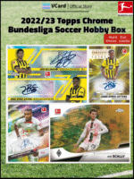 2022/23 Topps Chrome Bundesliga Soccer Hobby Box - Image 4
