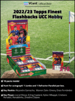 2022/23 Topps Finest Flashbacks UCC Soccer Hobby Box - Image 2