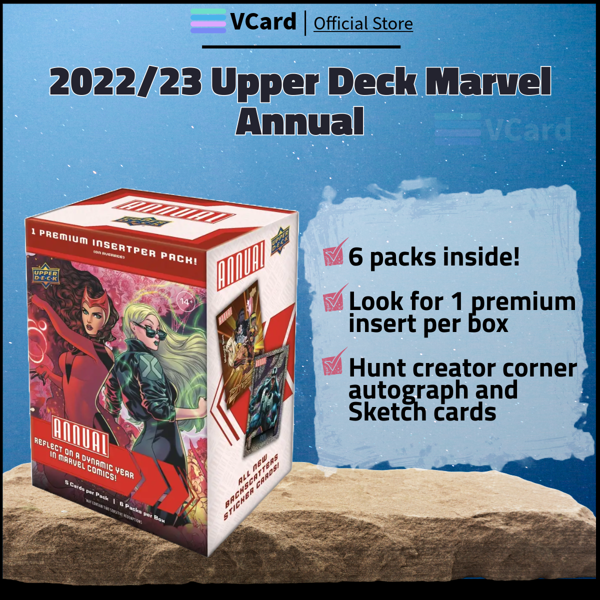 202223 Upper Deck Marvel Annual Box sq 2022/23 Upper Deck Marvel Annual Box - Image 1
