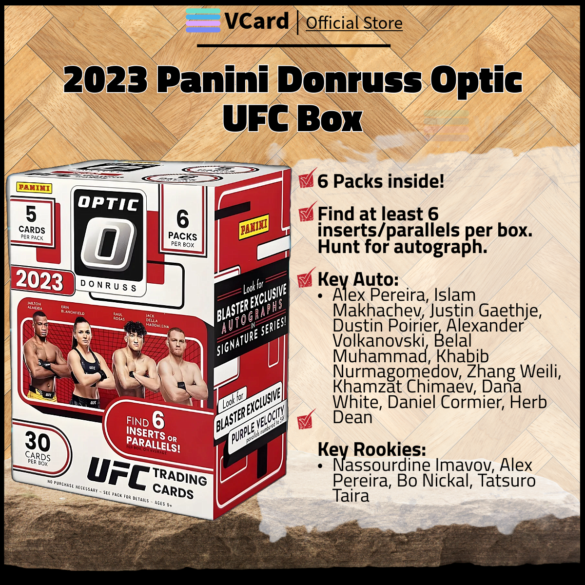 2023 Panini Donruss Optic UFC Box sq 2023 Panini Donruss Optic UFC Box - Image 1