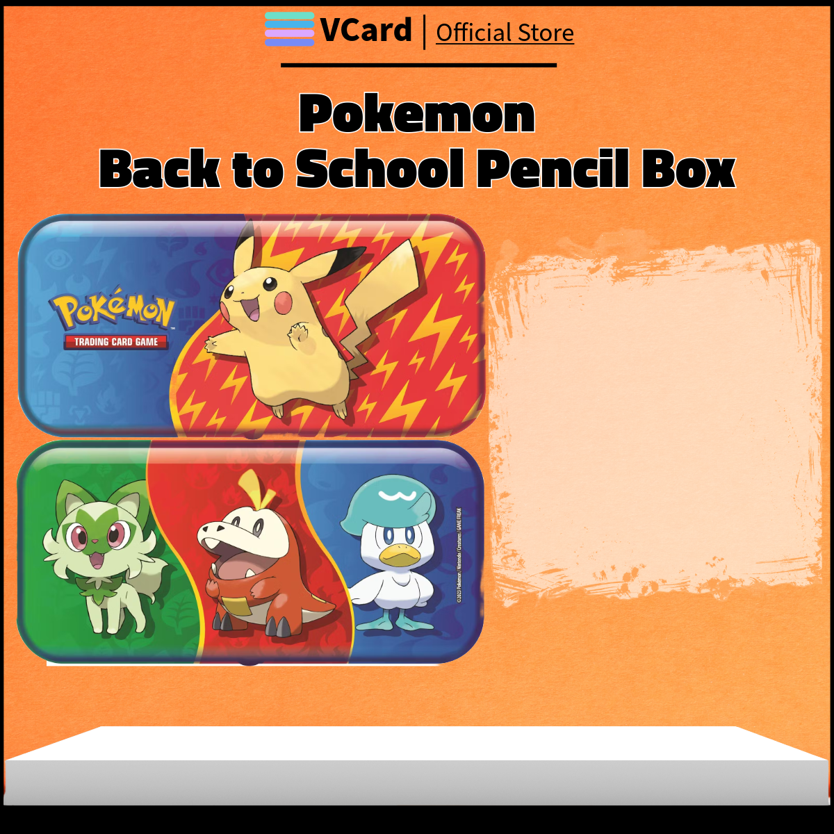2023 Pokemon Back to School Pencil Case Box sq 2023 Pokemon Back to School Pencil Case Box - Image 1