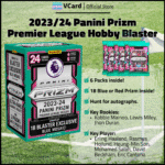 2023/24 Panini Prizm Premier League Soccer Hobby Blaster Box