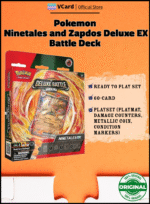 2024 Pokemon Ninetales/Zapdos ex Battle Deck Box - Image 2
